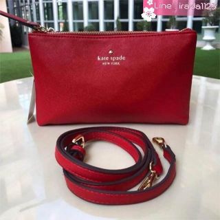 KATE SPADE NEW YORK  DOUBLE ZIP CROSSBODY BAG ของแท้ ราคาถูก