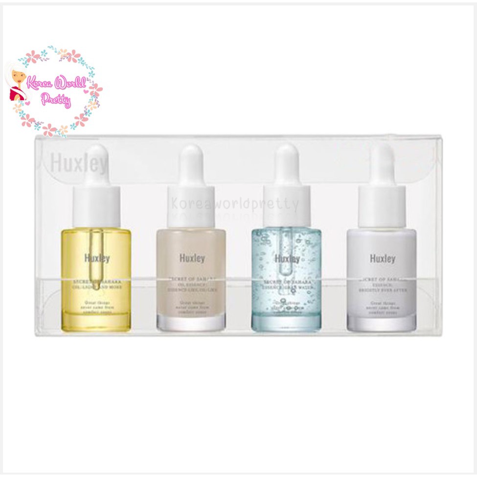 พร้อมส่ง！！ [พร้อมส่ง] Huxley Essence Deluxe Complete 5 ml.🌵เช็ทสุดยอดผลิตภัณฑ์บำรุงผิวจาก Huxley