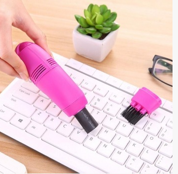 เครื่องดูดฝุ่นทําความสะอาดแป้นพิมพ์คอมพิวเตอร์แล็ปท็อป