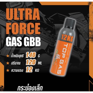 Ultraforce Orange Mini ขนาดเล็ก ความแรง 12 KG แกสบีบีกัน แกสปืนอัดแก๊ส แกสปืน ขนาดเล็ก พกพาง่าย