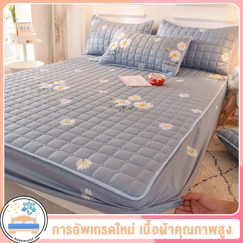 ผ้าปูที่นอนกันไรฝุ่น รัดมุมรอบเตียง ผ้าปูที่นอน รัดมุมรอบเตียง ผ้าปูที่นอน มี3.5ฟุต/5ฟุต/6ฟุต คุณภาพดี พร้อมส่ง