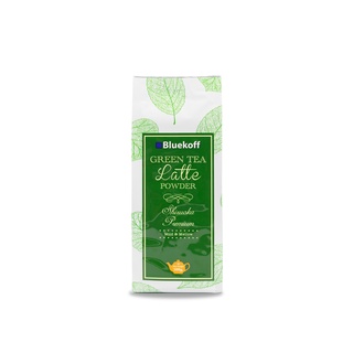 Bluekoff ผงชาเขียวนม มัทฉะลาเต้ เกรดพรีเมี่ยม Matcha Greentea Latte สูตร 2 (บรรจุ 500 g.)