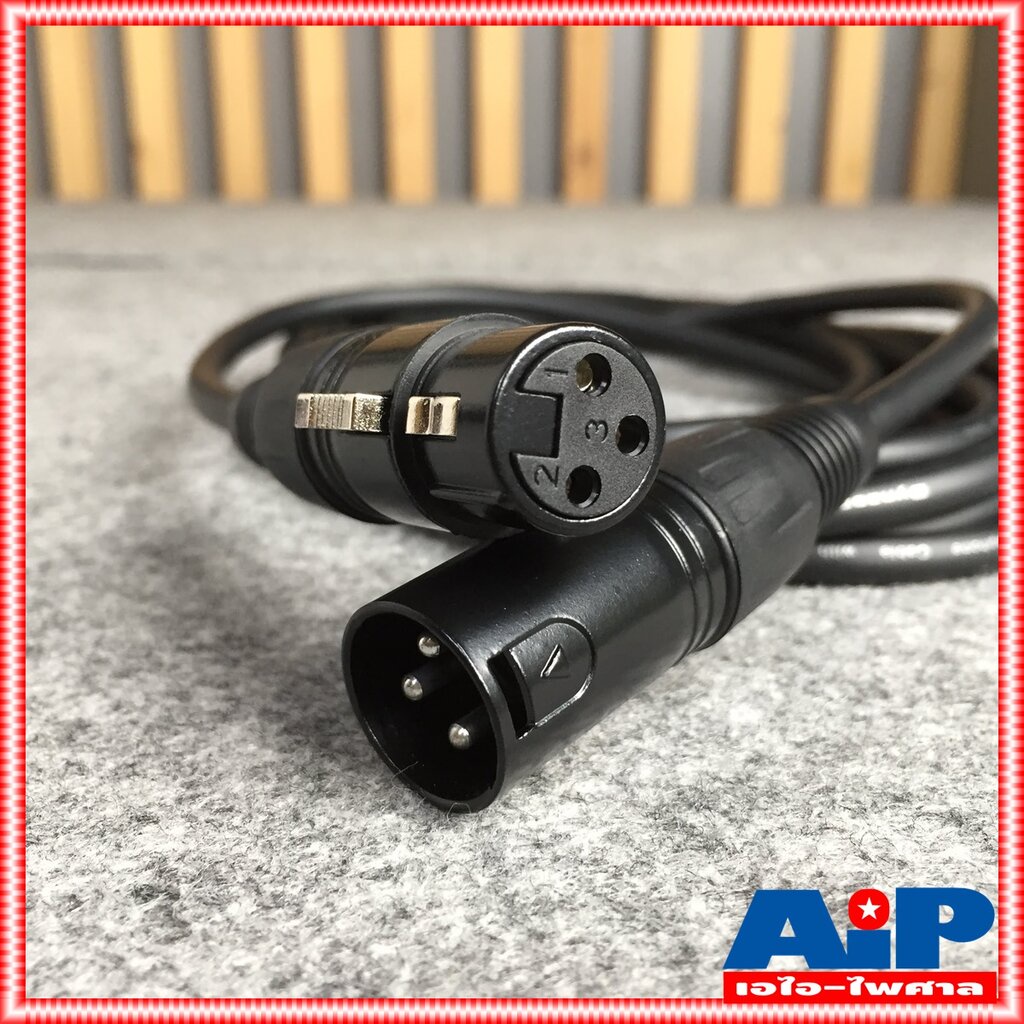 3เมตร สายไมค์ DYNACOM J021 XLR หัวท้าย ผู้ - เมีย ยาว สายสัญญาณ CANNON ผู้ ออก CANNON เมีย สายบาลานซ์ สายต่อไมค์ (ลูก...