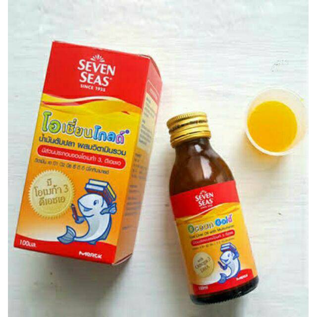 SEVEN SEAS GOID น้ำมันตับปลา ผสมวิตามินรวม 100มล
