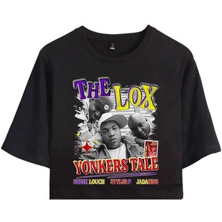 เสื้อยืดผ้าฝ้ายพิมพ์ลาย เสื้อยืด พิมพ์ลาย Rap Yonkers Story Lox Louch Style P Jadakiss Wild Out สไตล์ฮิปฮอป อินเทรนด์ เข