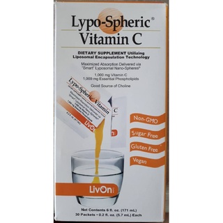 Livon Lypo-Spheric Vitamin C 1000 mg 30 ซอง วิตซีเจล วิตามินซี ในรูปแบบ Lyposome