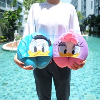 หมอนรองคอ มีฮู้ด Donald Duck โดนัลดั๊ก &amp; Daisy Duck เดซี่ดั๊ก