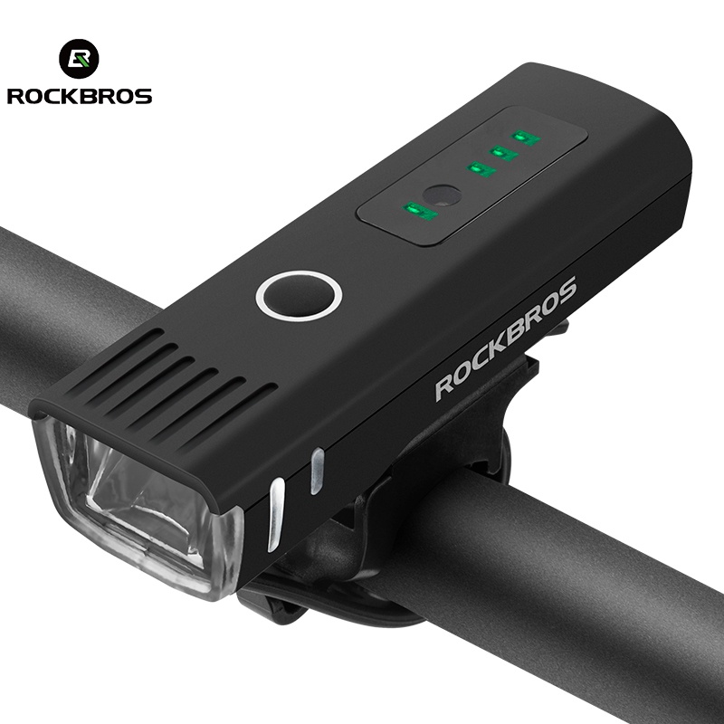 【TH Delivery】ROCKBROS ไฟฉายหน้าจักรยาน 250 Lumens 1500mAh เซนเซอร์ไฮไลท์ สําหรับ