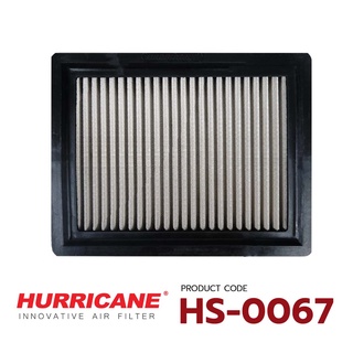 HURRICANE กรองอากาศสแตน , ผ้าแดง  Hyundai ( Magentis , Sonata , Trajet , XG ) , Kia ( Magentis , Optima ) HS-0067