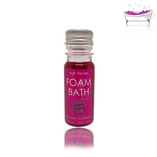 Foam bath bubble เจลสปา สบู่ฟองในอ่างอาบน้ำ กลิ่นสเตอเบอรี่ แชมเปนญ Strawberry Champane,สีแดง 20ml.