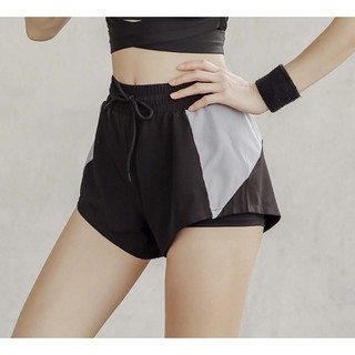 กางเกงออกกำลังกายขาสั้น วิ่ง/ฟิตเนส มีซับด้านใน Running Shorts 2IN1 Doubel Layer