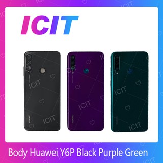 HUAWEI Y6P 2020 อะไหล่บอดี้ เคสกลางพร้อมฝาหลัง Body For HUAWEI Y6P 2020 อะไหล่มือถือ ICIT 2020