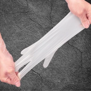 ถุงมือยาง ถุงมือ PVC ถุมือทํากับข้าว