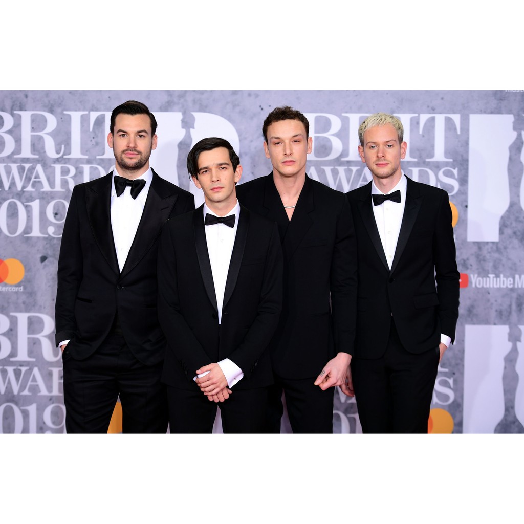 โปสเตอร์ The 1975 Matty Healy แมตทิว ฮิลลี่ โปสเตอร์ ตกแต่งผนัง วงร็อก Music Poster โปสเตอร์วินเทจ โ