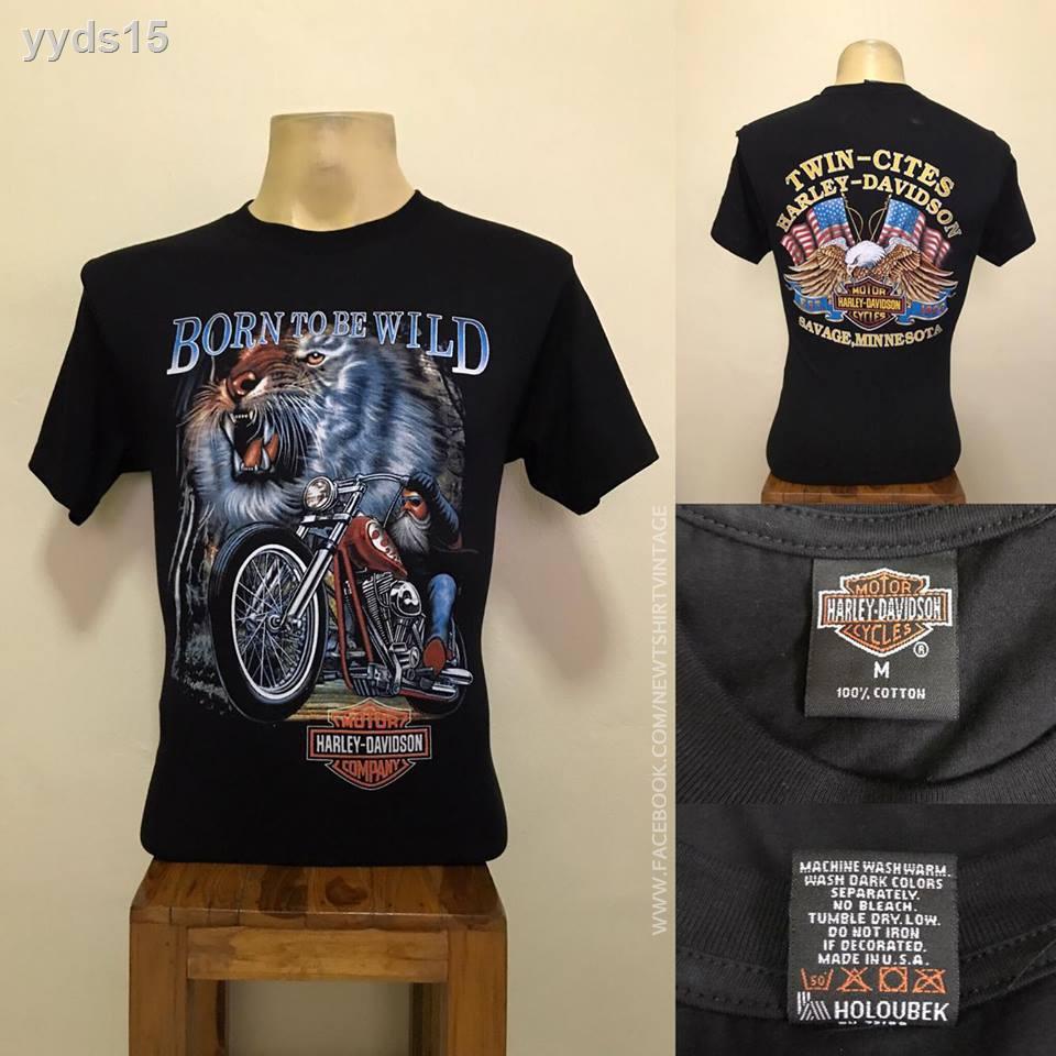 ☌🔥เสื้อยืดฮาเลย์ Harley-Davidson Reproduction (SML) ป้าย USA 🇺🇸