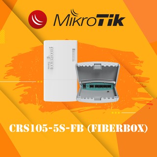 Mikrotik CRS105-5S-FB (Fiberbox)   🔸 สินค้ารับประกัน  🔸  ออกใบกำกับภาษีได้