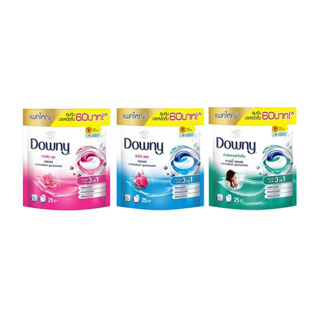 Downy ดาวน์นี่ ผลิตภัณฑ์ซักผ้า เจลบอล สูตรเข้มข้นพิเศษ 631 กรัม 25 ลูก (เลือกสูตรได้)