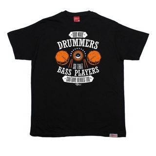 เสื้อยืดโอเวอร์ไซส์ขายดี เสื้อยืดลําลอง แขนสั้น พิมพ์ลาย God Made Drummers So B Players Hae Heroes Drum JCggoa26LJhfhd08