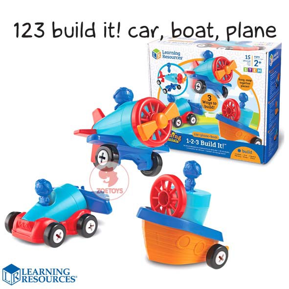 Zoetoys 123 Build It รถเรือเครื่องบิน