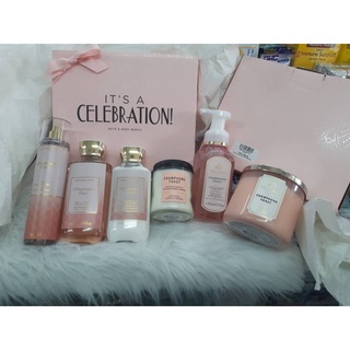 กิ๊ฟเซต BATH &amp; BODY WORKS 2020 VIP BOX IT’S A Celebration 7p Gift Set Champagne Toast