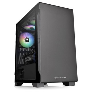 CASE (เคส) THERMALTAKE รุ่น S100 TEMPERED GLASS MICRO CHASSIS (BLACK)