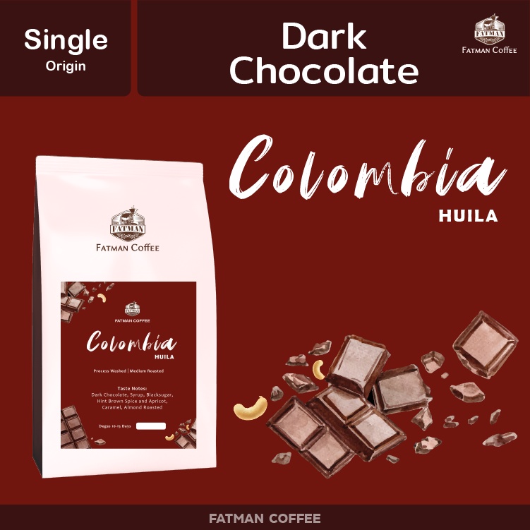 เมล็ดกาแฟ Colombia Huila (คั่วกลาง) กาแฟนมในอุดมคติ เข้ม นุ่ม หอม ละมุน นุ่มนวล ชวนฝัน CO_06
