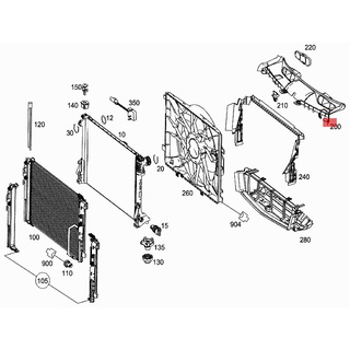 Guard plate water tank GLK220Mer ced esb enz glk-classW204 Engine baffle catchment plate fixing bracket base upper cover