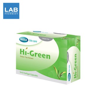 Mega We Care HI GREEN 30s - ผลิตภัณฑ์เสริมอาหารชาเขียวสกัดเข้มข้น 1 กล่อง