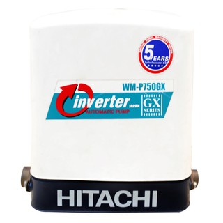 ฮิตาชิ HITACHI ปั๊มน้ำอัตโนมัติ รุ่น WM-P750GX2 เครื่องปั๊มน้ำอัตโนมัติขนาด 750 วัตต์