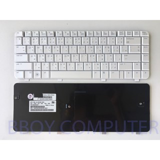 HP Keyboard คีย์บอร์ด HP-COMPAQ DV4 HP Pavilion DV4 DV4-1000 DV4-2000 สีขาว ไทย อังกฤษ