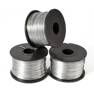 ลวดในม้วน ความยาว 100 เมตร ขนาดลวด 0.8 mm (เบอร์ 21) ลวดม้วนใช้กับเครื่องผูกลวด ได้ทุกรุ่น