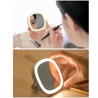 กระจกแต่งหน้าแบบมีไฟ Portable LED Lighting Makeup Mirror (Mini Series)