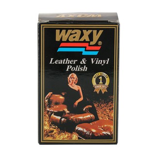 น้ำยาเคลือบเงาหนังรถยนต์ WAXY 125 มล.  GLOSS COATING LEATHER WAXY 125ML