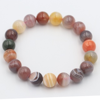 กำไลบอทสวานาอาเกต Botswana Agate 8 มม