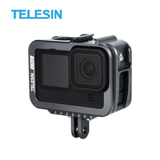 TELESIN Aluminum Protective Case Compatible for GoPro Hero 9/10 Black