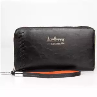 MiStyles กระเป๋าสตางค์ใบยาว ซิปรอบ Long Wallet Baellerry - สีดำ 1479