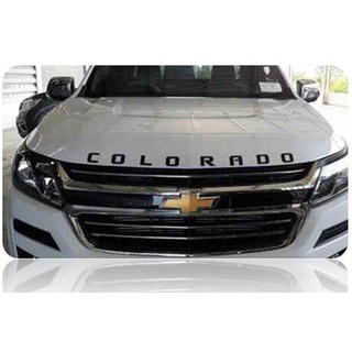 โลโก้ COLORADO LOGO COLORADO ติดฝากระโปรงหน้า สีเทา 1ชิ้น มีบริการเก็บเงินปลายทาง