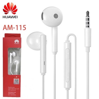 หูฟัง Huawei ของแท้ Huawei AM115 Small Talk หูฟัง huawei earphoneหูฟังหัวเว่ย3.5m