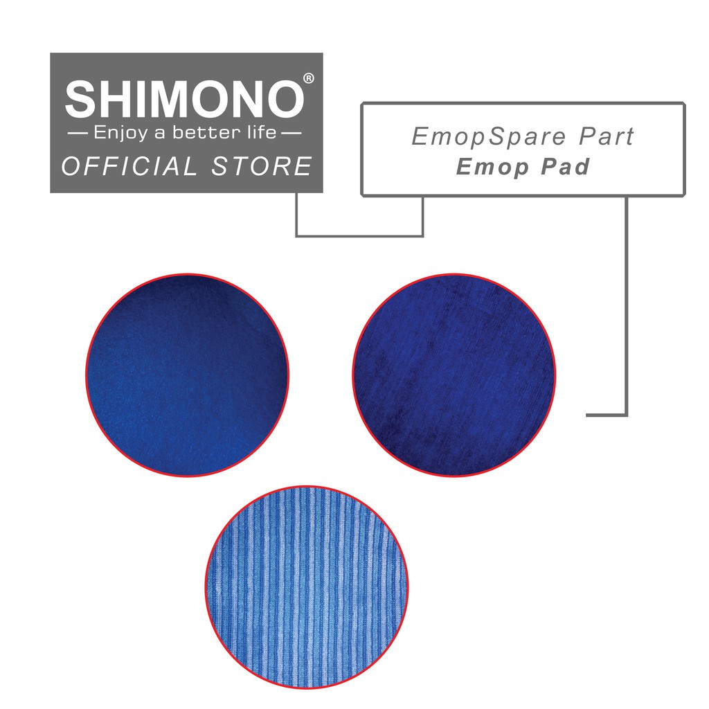 Shimono แผ่นไม้ถูพื้น อเนกประสงค์ E Mop SH809
