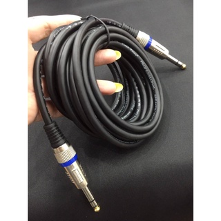 สาย 6.5 มม ยาว5M หัวMM,ผู้ผู้ PIHEN 6.5มม. สายสัญญาณเสียงกีตาร์ไฟฟ้าเคเบิ้ลผสมบันทึกสายเคเบิ้ลเครื่องขยายเสียงสายลำโพง