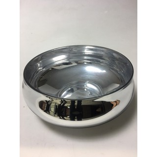 OrientalFineArt โหลแก้ว ( FV-2207-1D Silver ) ไม่ใช้บรรจุ น้ำ ของเหลว อาหาร สำหรับบรรจุสิ่งของ ชามแก้วสีเงิน ขนาดใหญ่