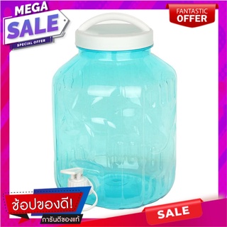 ถังน้ำดื่ม PET เกรด A HOME LIVING FLORAL 5 ลิตร ภาชนะใส่น้ำและน้ำแข็ง WATER CONTAINER GRADE A PET PLASTIC HOME LIVING FL