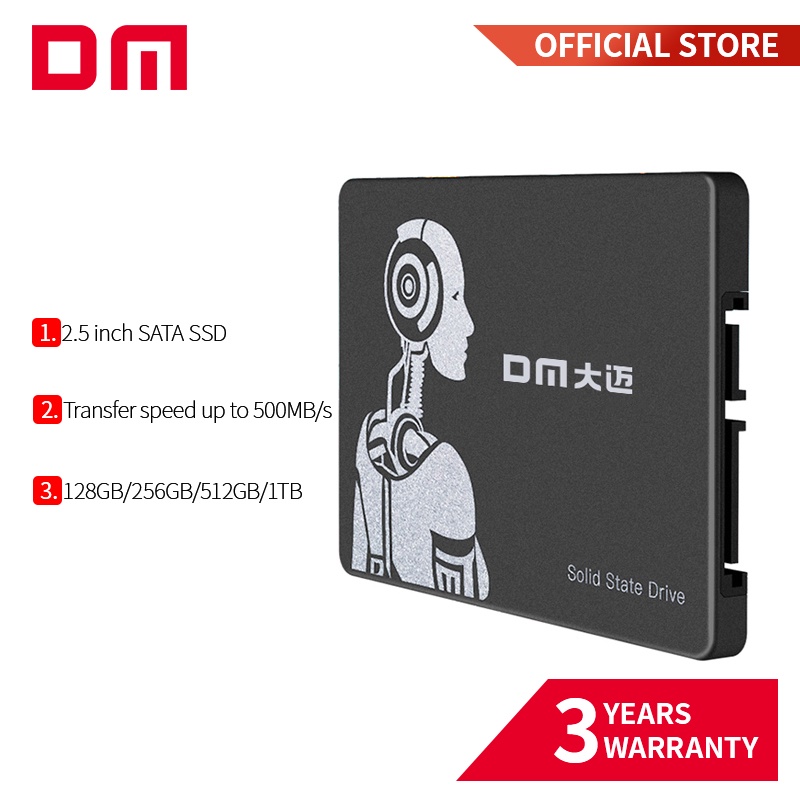 Dm ฮาร์ดดิสก์ภายใน F5 SSD 1TB 512GB 256GB 128GB 2.5 นิ้ว SATA III HDD HD SSD สําหรับโน้ตบุ๊ก PC
