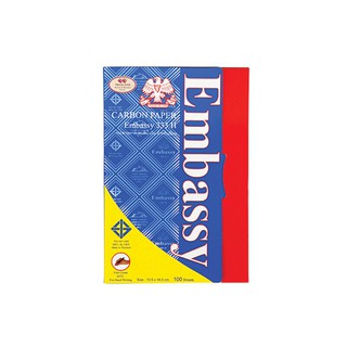 กระดาษคาร์บอน สีน้ำเงิน EMBASSY 333H EMBASSY 333H BLUE CARBON PAPER