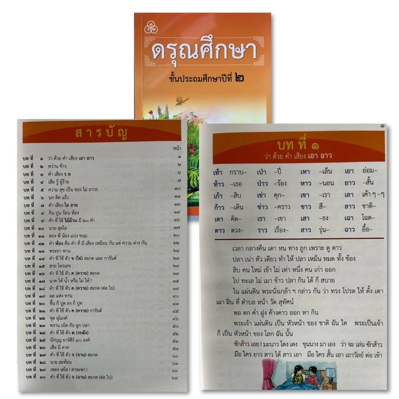 หนังสือ/แบบฝึก หัดอ่าน ดรุณศึกษา ป.1-ป.4 #ทวพ. thumbnail 6