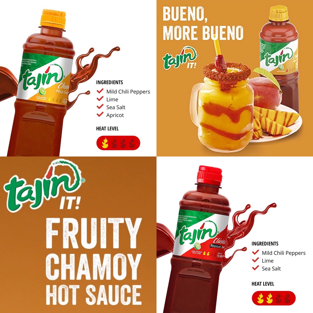 Tajin Chamoy Hot Sauce 15.38 oz เครื่องปรุงรสมะนาวเม็กซิกันจากอเมริกา