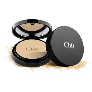 แป้งโช Cho มี Anti-aging  วิตามิน E รุ่น micro silk เนื้อใยไหม บางละเอียด ปกปิด กันน้ำกันเหงื่อ คุมความมัน spf 15++