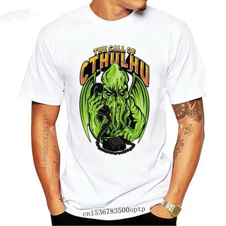 เสื้อยืดผู้ เสื้อยืดแขนสั้น คอกลม ผ้าฝ้าย พิมพ์ลาย The Call Of The Wild Cthulhu สไตล์ฮิปฮอป สําหรับผู้ชาย S-5XL