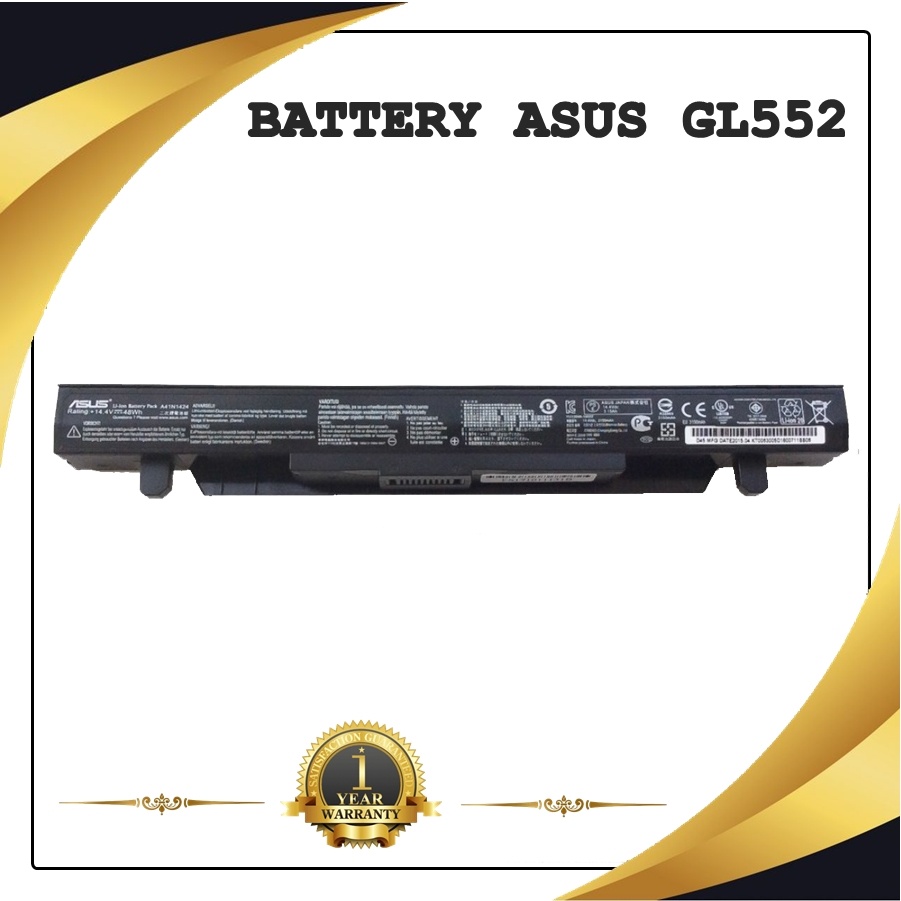 BATTERY NOTEBOOK ASUS GL552 สำหรับ ASUS ROG ZX50, ZX50J, ZX50JX, GL552J, GL552V, GL552VW SERIES / แบ