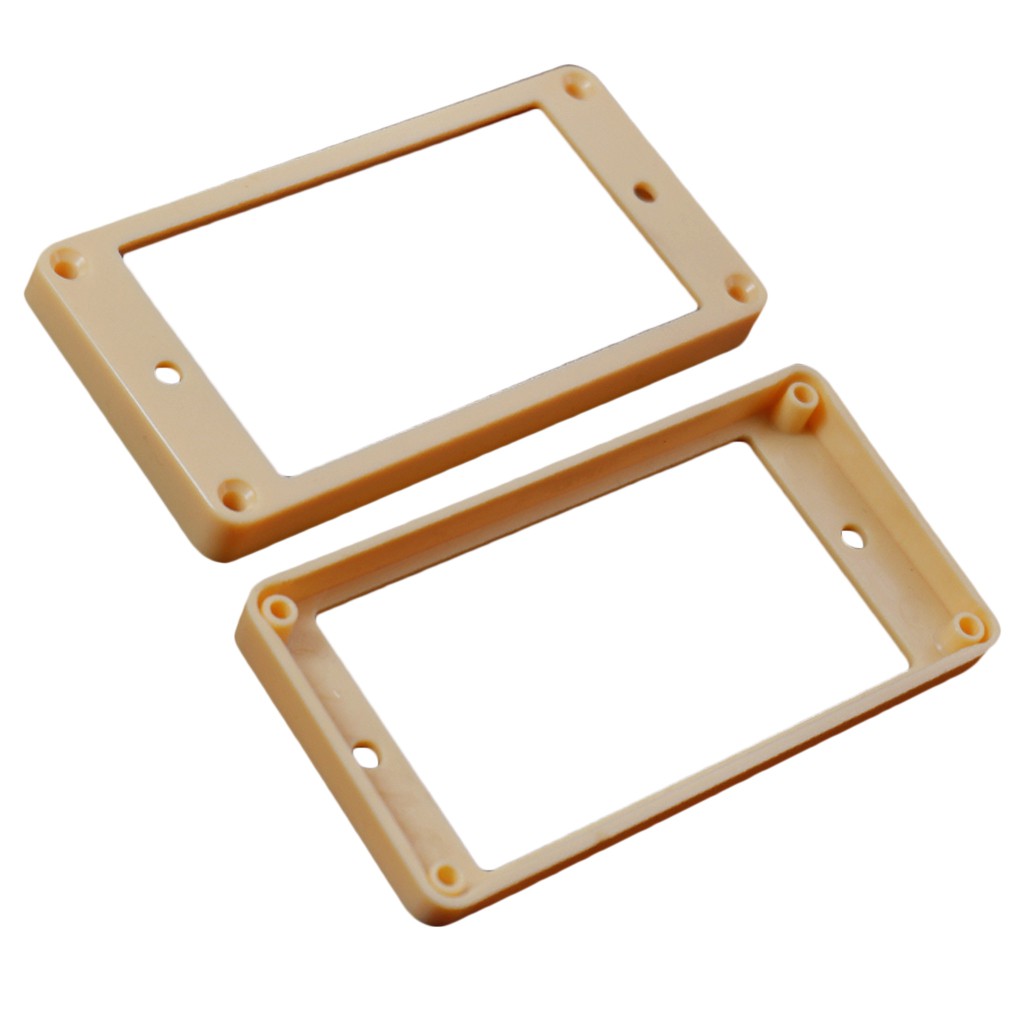 2 ชิ้นกีตาร์ไฟฟ้า Humbucker Pickup Frame 7x8.5 มม.สีเหลือง